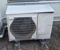 被害に遭った室外機／提供：玉野市消防本部