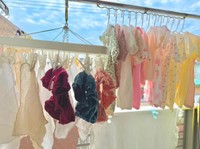 水通しされた赤ちゃんの服を見て、思わず「尊い」／nagahinaさん（@nagahina）提供