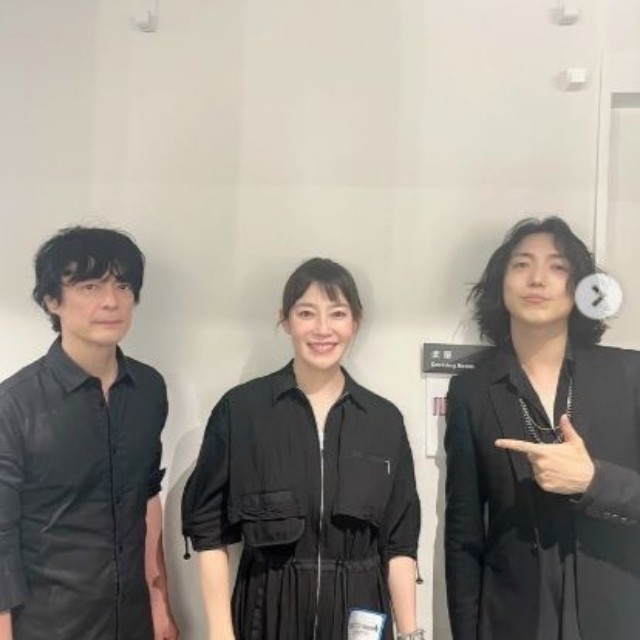 中野雅之（左）、山本幹宗との3ショット＝須藤理彩のインスタグラム＠ichico_smileより