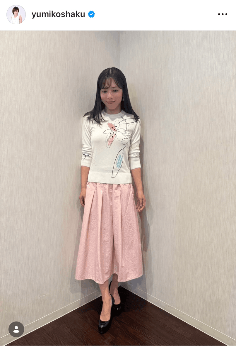 釈由美子 yumiko shaku_official (@yumikoshaku)さんのインスタグラムより