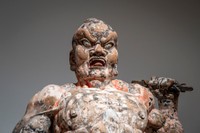 アムステルダム国立美術館に展示されている阿形（あぎょう）像