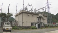 不具合があった備中広瀬変電所　高梁市