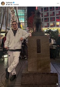 藤井風さんの公式インスタグラムから