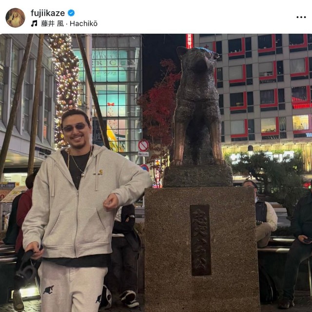 藤井風さんの公式インスタグラムから