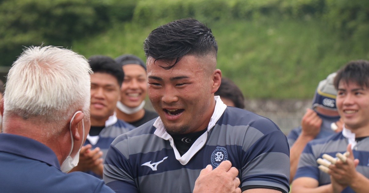 ラグビー - 紺グレ屈指の仕事人・梁本旺義 同志社の「日本一」に向け体