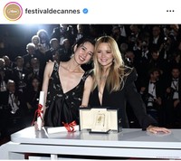 カンヌ国際映画祭のインスタグラム＠festivaldecannesより