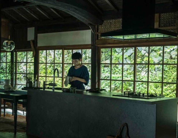 利用しやすいアイランド型キッチン
