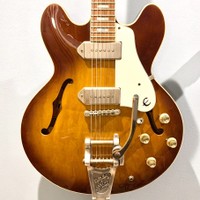 5年ほど前に手に入れ、泣く泣く手放したという日本製の「Epiphone Casino」。