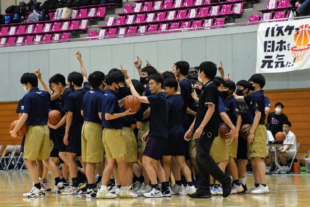 【男子決勝】日川―日本航空（全国高校総体バスケ山梨県大会2022）