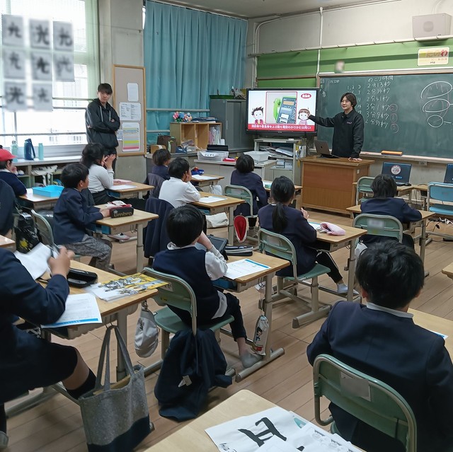 堺市立少林寺小学校で行われた防災教育の様子（画像提供：株式会社Meta Osaka）