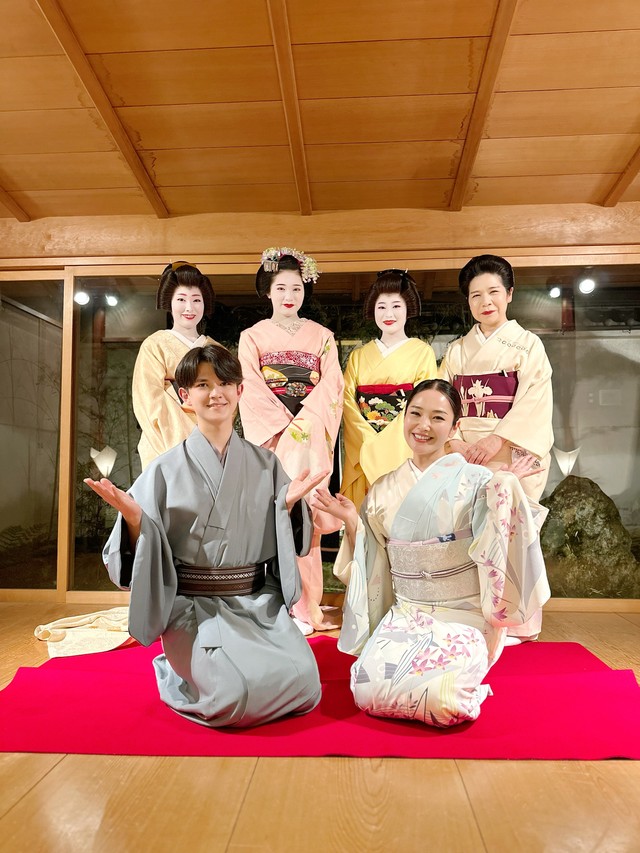 「日本文化は独特で美しい」と語るリオさん／北川聖子さん（@seiko_kimono_world）提供