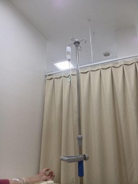 猫に噛まれ点滴