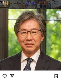 安住淳氏のインスタグラム＠azumi.junより