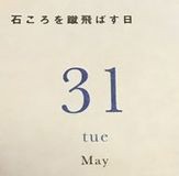 インスピレーションをもらったというハルカゼ舎のひめくりカレンダー、保護猫譲渡の当日のページ（坂本さん提供）