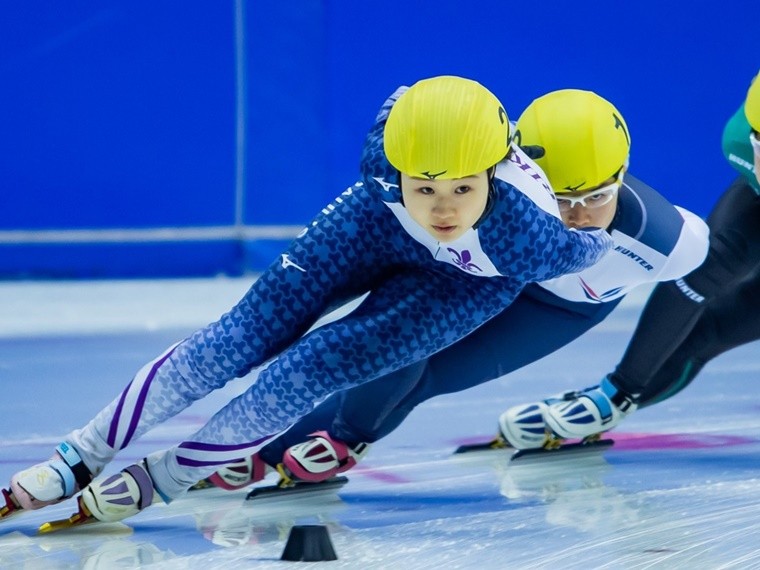 スピードスケート 競技力 人間力を高め続けて 立教大学ショートトラック 松山雛子の挑戦 4years 大学スポーツ