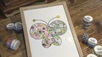 額縁デコレーション体験　TANE　倉敷市