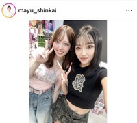 新貝まゆアナウンサーのインスタグラム＠mayu_shinkaiより
