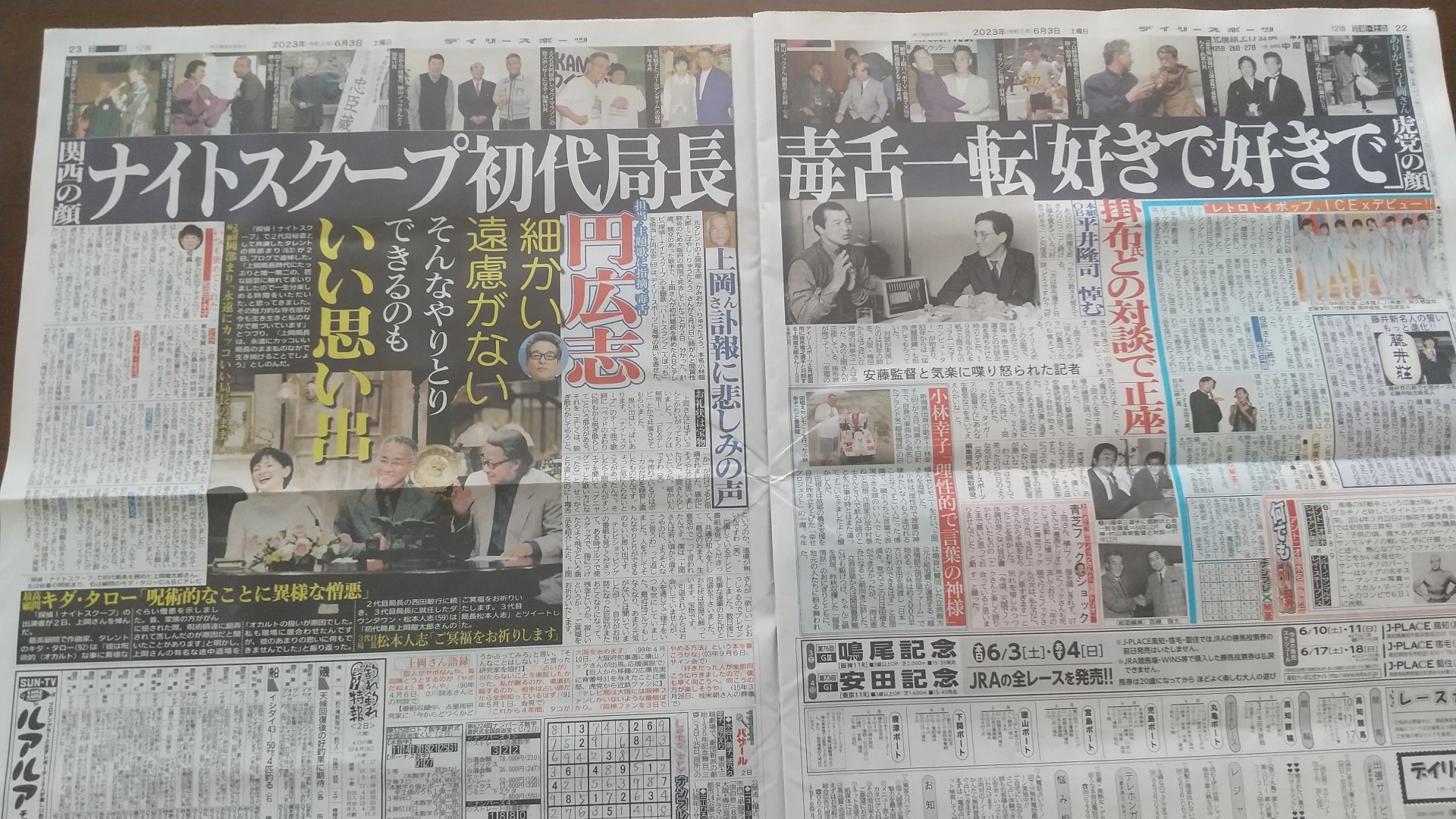 トラ番記者が見た上岡龍太郎さん…甲子園球場記者席で、鉛筆を舐めてい