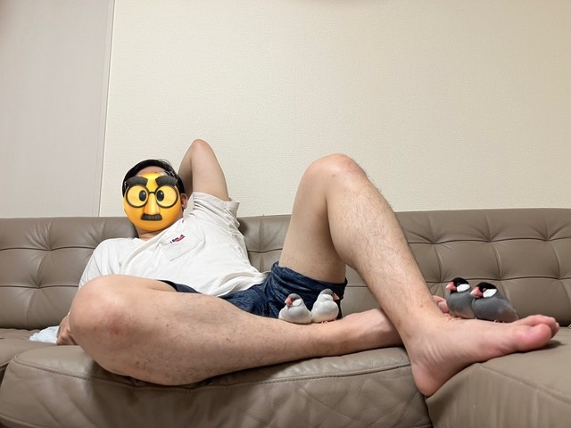 お父さんの足にも・・・（さん提供）