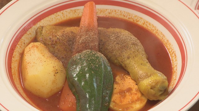オーナーが北海道で修業した専門店　辛くておいしいスープカレー　スープの辛さは100段階！　岡山【ほっとマルシェ】