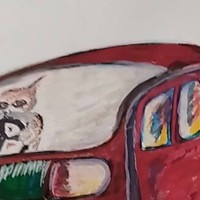 83歳父が描いた絵（樋口魚さん提供）