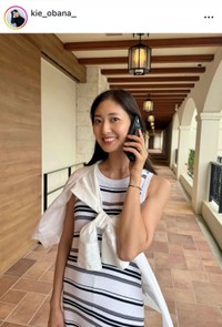 尾花貴絵インスタグラム(@kie_obana_)より