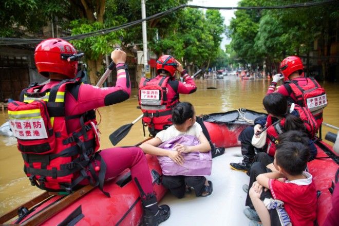 Homes submerged, tens of thousands relocated in China’s south | The Asahi Shimbun: Breaking News, Japan News and Analysis