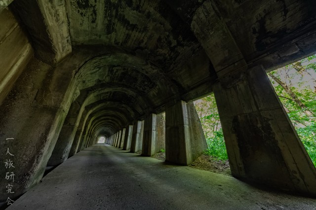 栗原さんが新潟で発見した隧道／一人旅研究会（@hitoritabiken）さん提供