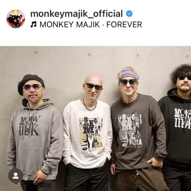 MONKEY MAJIKのインスタグラム＠monkeymajik_officialより