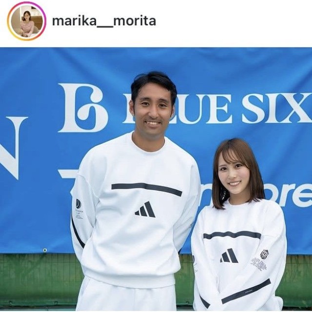 森田真理華アナのインスタグラム＠marika__moritaより
