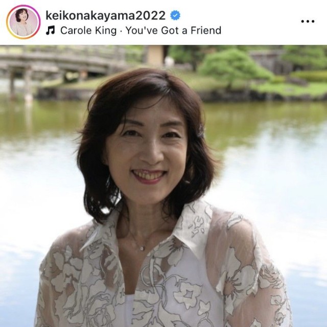中山圭以子インスタグラム＠keikonakayama2022より