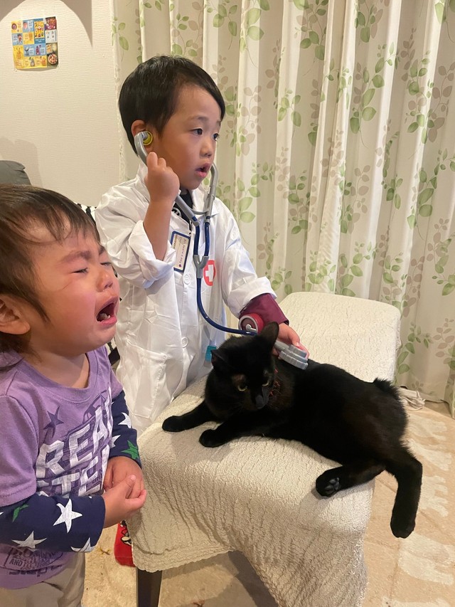 患者家族がギャン泣き＝ゴンゾウR4さん（@R453374510）提供