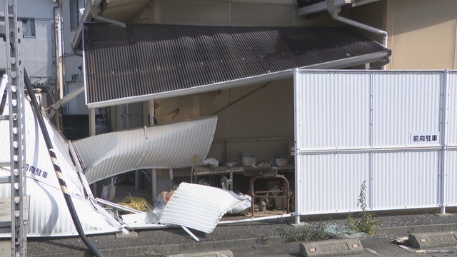 事故があった現場　岡山・中区乙多見
