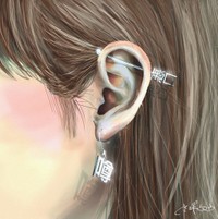 「耳につく」※空蝉らりさん提供