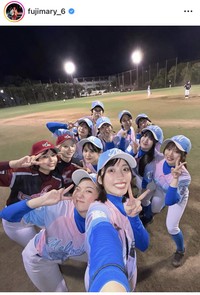 藤井マリーのインスタグラム＠fujimary_6より