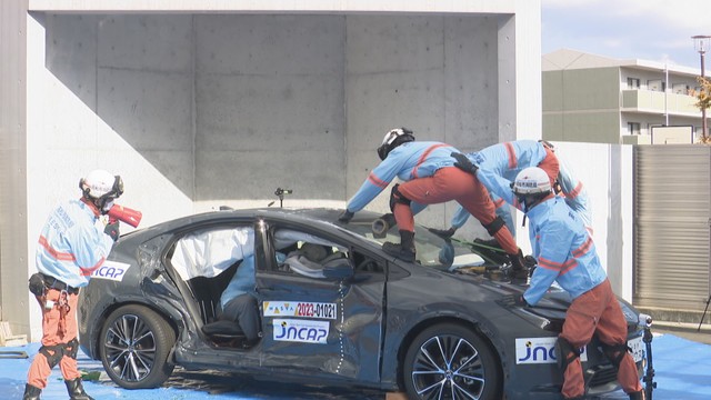 高松市南消防署で行われた訓練　高松市多肥下町