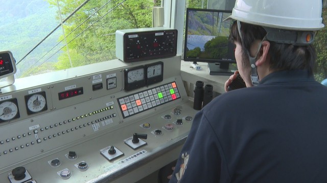 停電でロープウェイがストップした想定　寒霞渓で救助訓練　香川・小豆島