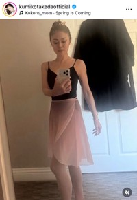 武田久美子インスタグラム(@kumikotakedaofficial)より