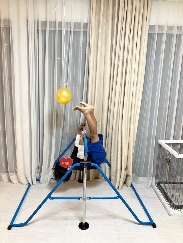 半年間毎日欠かさず練習した逆上がりの記録（提供：きらのどんさん）