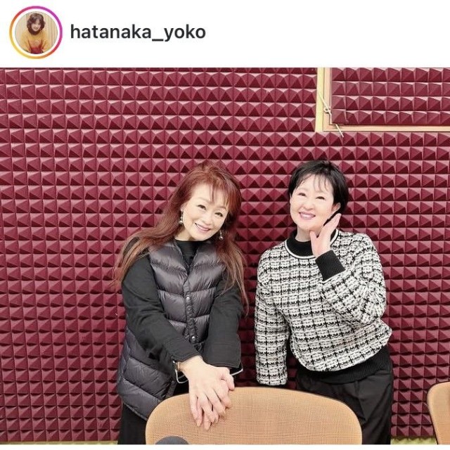 畑中葉子インスタグラム＠hatanaka_yokoより