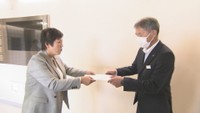 議長に要望書提出　香川議会事務局　16日