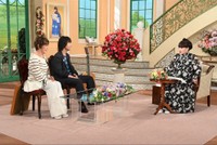 「徹子の部屋」に出演する（左から）平野レミ、和田唱、黒柳徹子＝テレビ朝日提供