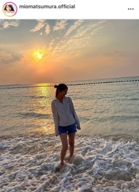 松村澪インスタグラム(@miomatsumura.official)より