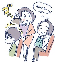 同列の人に配慮し過ぎて……前列の人の頭部に荷物が直撃！頸椎に全治数ヶ月の重傷を負った人も（画像提供：春原弥生さん）