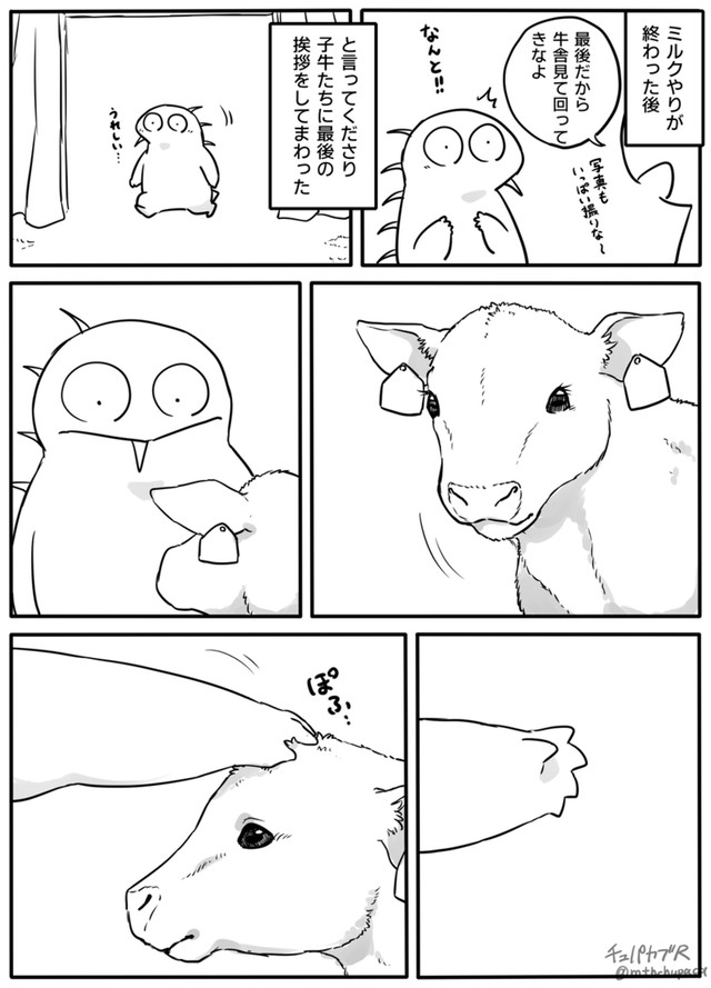 【漫画】『酪農を1ヶ月で辞めた話』13（チュパカブRさん提供）