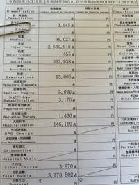 1カ月間（9月1日から9月30日）で医療費が3千万円以上かかったという（齊藤樺嵯斗さん提供）