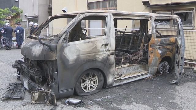 火事があった現場　岡山・南区当新田