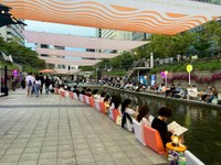 韓国で読書が大流行？（キウ井さん提供）
