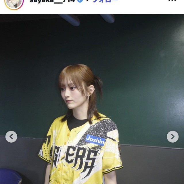 山本彩のインスタグラム＠sayaka__714より
