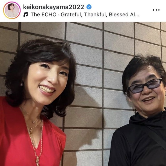 中山圭以子インスタグラム＠keikonakayama2022より